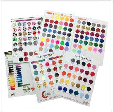 Vinyl Color Chart for HTV and Sign Vinyl