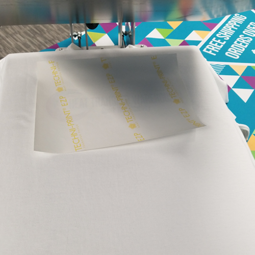 Benefits of Neenah Techniprint EZP transfer paper for light garments