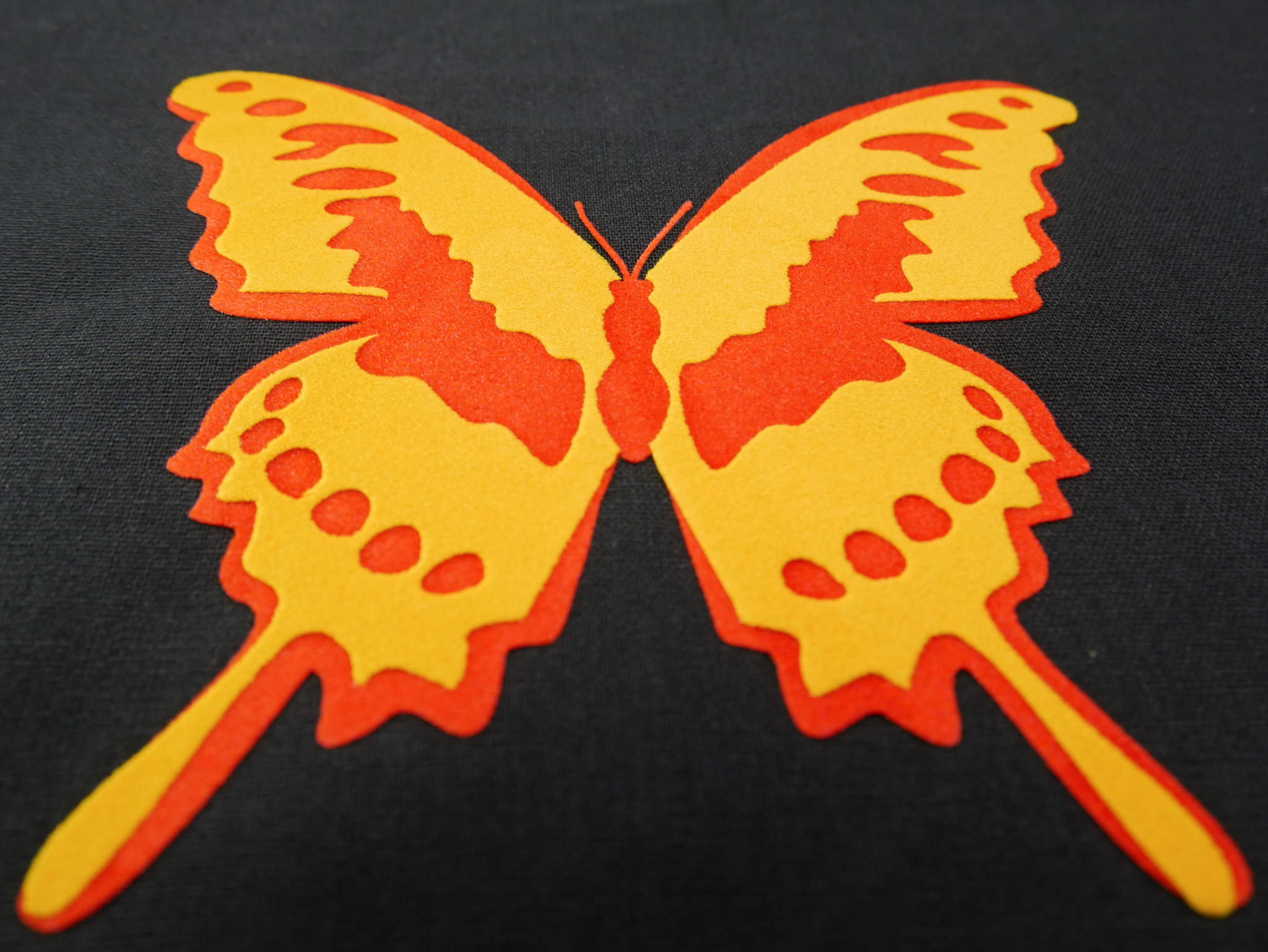 Flock design pattern 1 for heat transfer